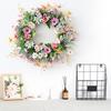 Цветы Весенний венок Гирлянда на входную дверь Искусственные цветы Дверной венок для дома Весенняя вечеринка Фермерский дом Свадебное украшение