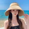 Летняя шляпа с козырьком от солнца для женщин — дышащая, регулируемая, с широкими полями и защитой от ультрафиолета — идеально подходит для пляжа и активного отдыха