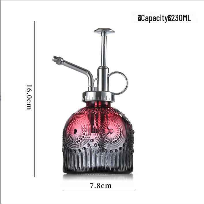 Ретро Подсолнух Стеклянная лейка и распылитель для сада