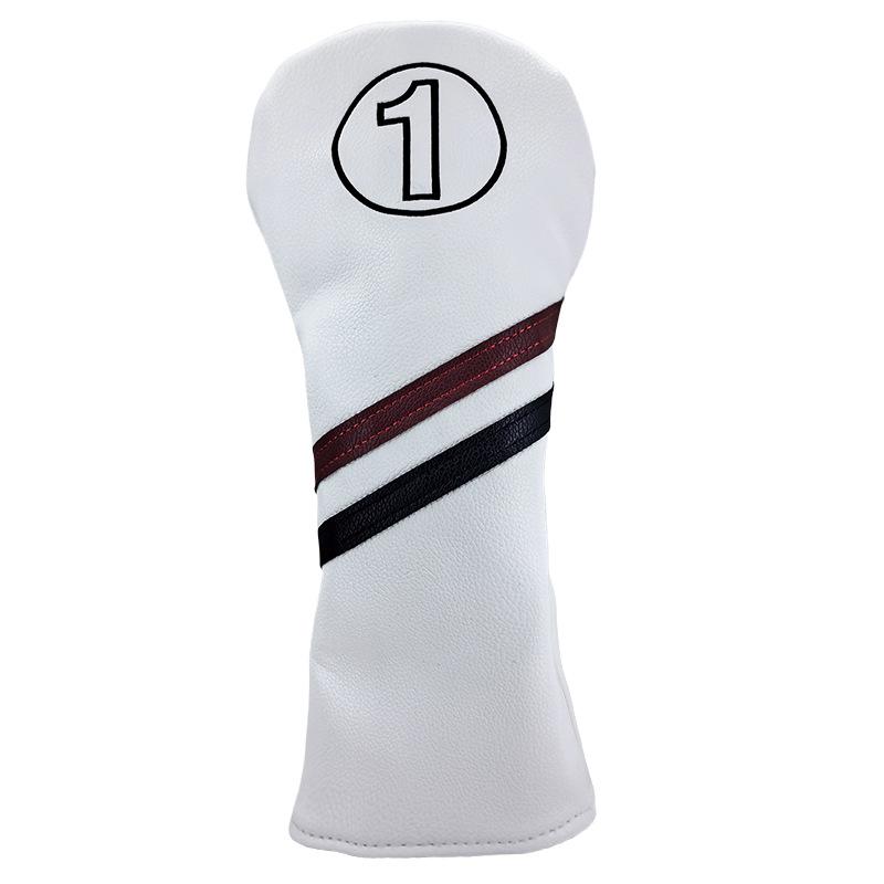 PU Leather Golf Club Protective Sleeve: Head Covers for Woods, Irons, and Putters