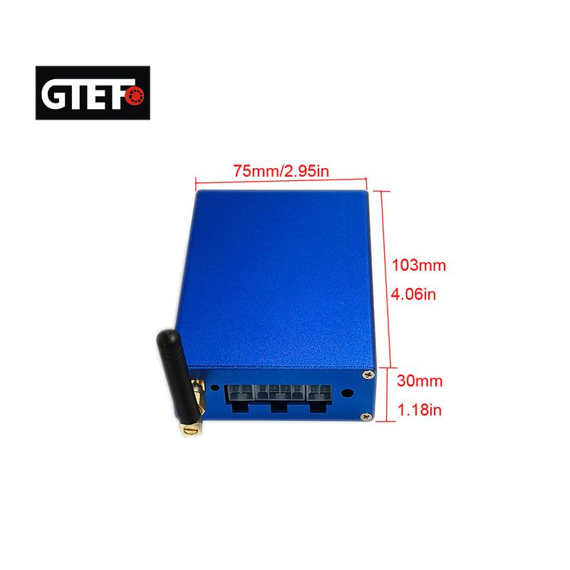 GTEFO 1 Set 63mm Universal Car Exhaust Modify Electric Exhaust Control Kit Remote Control Exhaust Valve Control System Muffler