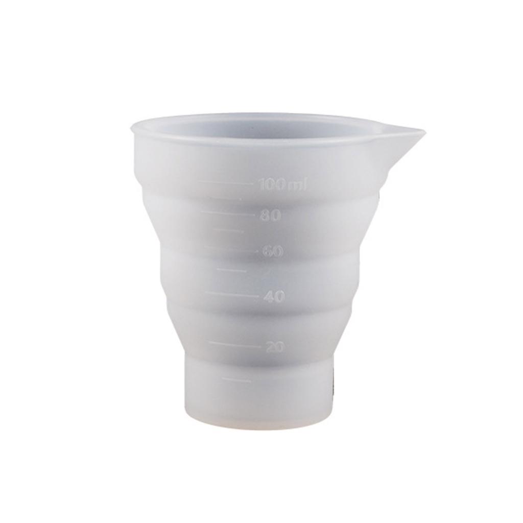 Складная силиконовая форма для мерного стакана, складной стакан, форма для литья эпоксидной смолы, инструмент для изготовления ювелирных изделий своими руками для искусства и ремесел из смолы