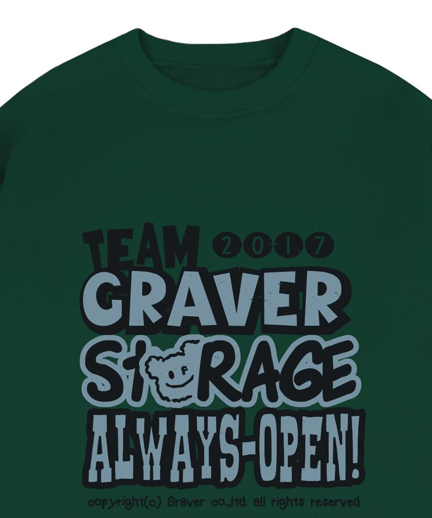 GRAVER [Унисекс] Худи с карманами_Зеленый