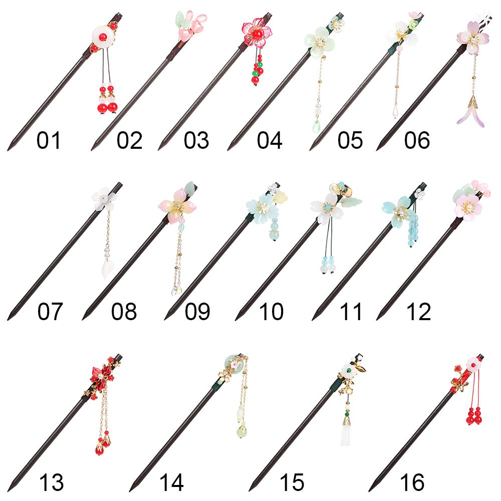 Эбеновые кисточки Ретро стиль Ручная работа Аксессуары для волос Палочки для волос Инструменты для укладки волос Заколка