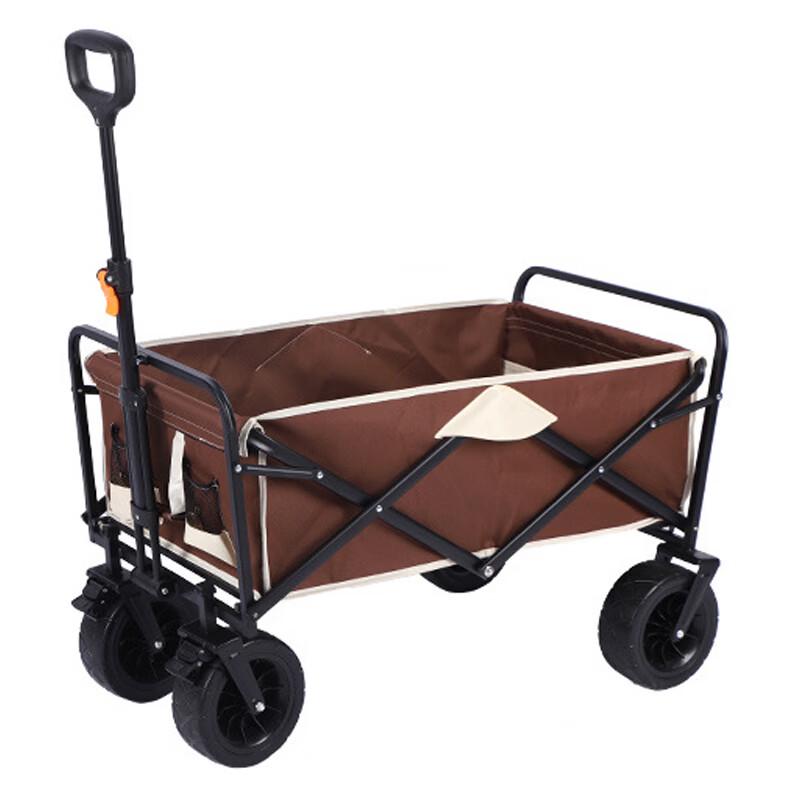 Bingqiku Foldable Outdoor Camping Utility Cart