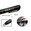 Brake Fluid Tester Pen,Hydraulic Fluid Liquid Oil Moisture Analyzer with 5 LED Indicators,Testing Tool for DOT3/4/5.1 Brake Flui