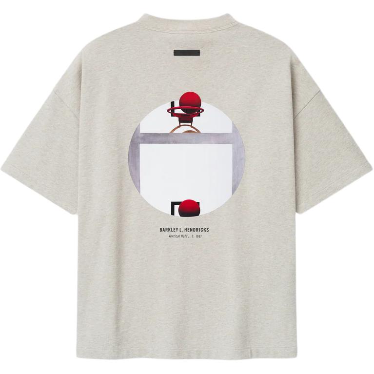 Fear of God Essentials Футболка Warriors x Barkley Hendricks 90-х Хизер Стоун Женские Топы Бежевый 125BH262209F