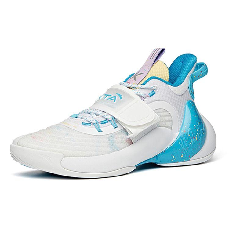 ANTA KAI 1 Basketball Shoes White Blue Teal Men 112121604S-6