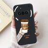 Чехол для Nothing Phone 3A A059 Милый Мультяшный Панда Астронавт Мягкий Силикон Матовый Черный Чехол Для Nothing Phone3a Pro A059P Fundas