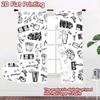 2D плоновый Фон для Фотосъемки Сцена Фон Кино Ночь Рисунки 100% Полиэстер Праздничный Декор Стены Использовать для Праздника