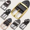 Men's Genuine Leather Pin Buckle Waistband Accessory