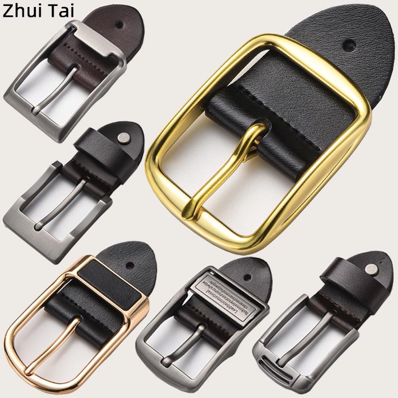 Men's Genuine Leather Pin Buckle Waistband Accessory