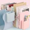 with Pen Holder Adjustable Bookshelf Save Space Divider Book Stand  Book Support Stand
