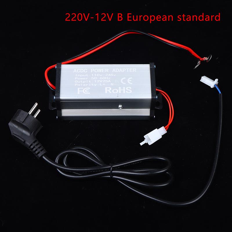 Преобразователь мощности с вилкой EU/UK/US 230V на 12V Адаптер для дизельного воздушного отопителя Для 5 кВт 8 кВт Подходит для бытовых электрических розеток