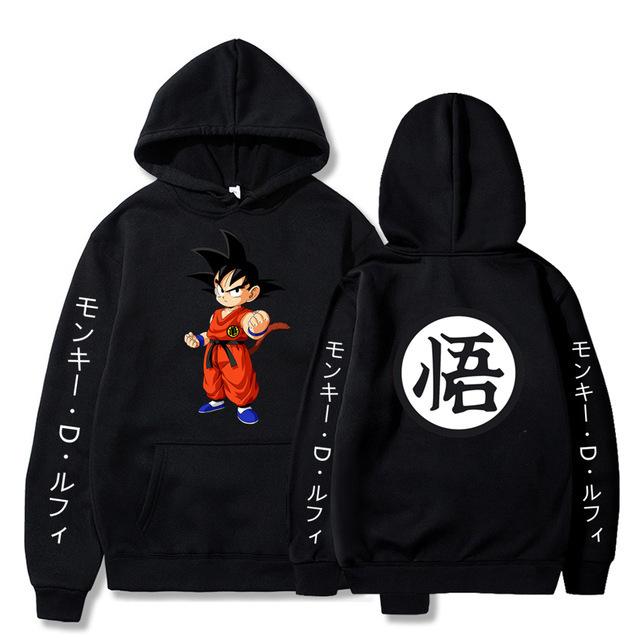 Dragonballs Goku, Perimeter Fleece Hoodie Sweater Anime Hoodie