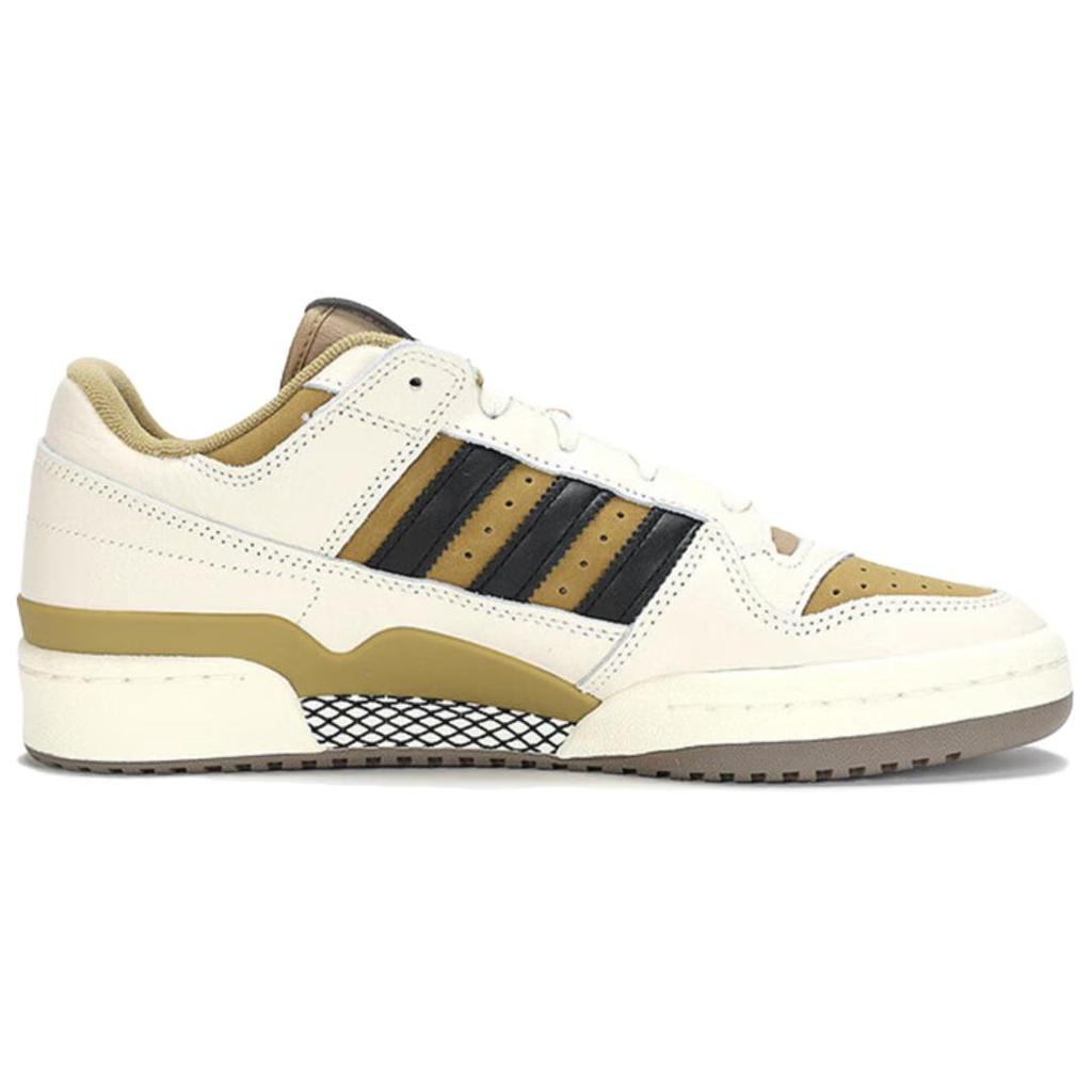 adidas Forum Low CL Chalk White Khaki Unisex Sneakers Cream Core-Black JH6286