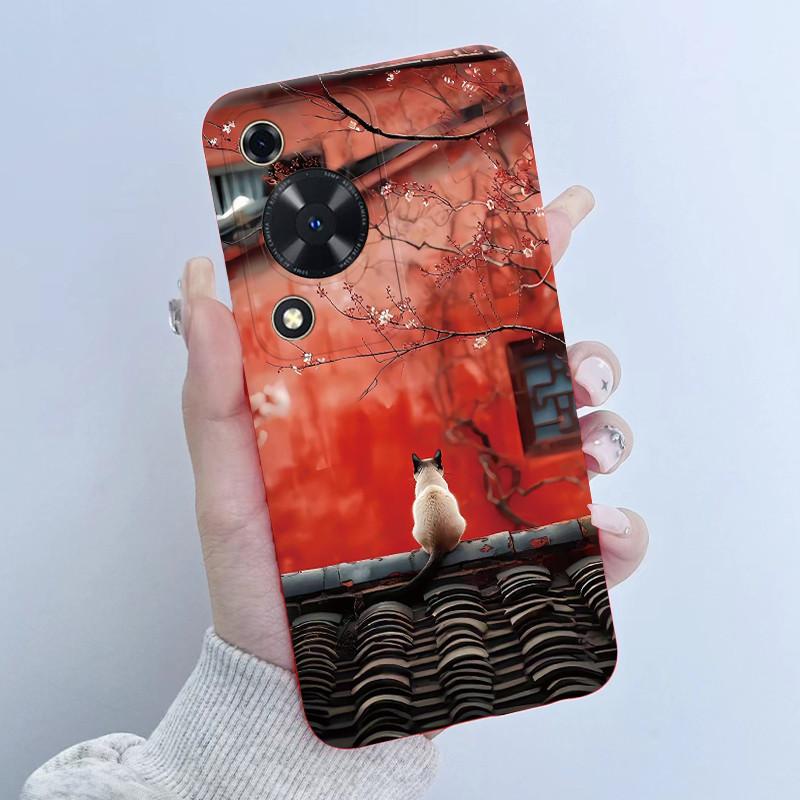 Case For Huawei Nova Y72 Butterfly Floral Girl Design Soft TPU Silicone Back Cover For Huawei Nova Y 72 MGA-LX3 Enjoy 70 Fundas