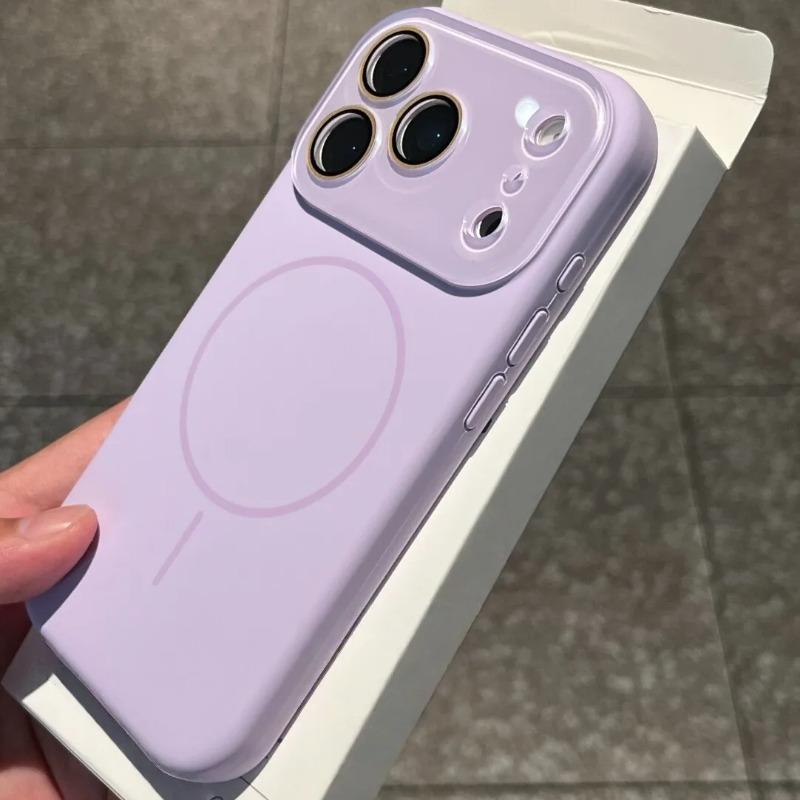Оригинальный жидкий силикон для чехла Magsafe для iPhone 17 Pro 16 15 14 13 12 11 17 Pro Max Air Мягкий противоударный чехол для камеры