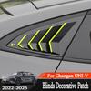 Для Changan 3-го UNI-V 2022-2025 Задние треугольные оконные шторки Декоративная накладка на внешнее стекло автомобиля Модифицированные расходные материалы Аксессуары