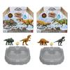 Mattel Jurassic World Dinosaur Battle Arena Figures for Set of 2 Dinosaur Complete Box Ages 6 and Kids, Playsets, Set, Up, Multi-Purpose, 986B-JDC59