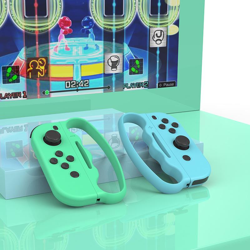 1 пара ремешков для рук для игры на Switch, ремешок-рукоятка для контроллера JoyCon, игровые ремешки для рук для фитнес-бокса, аксессуары для Nintendo Switch OLED