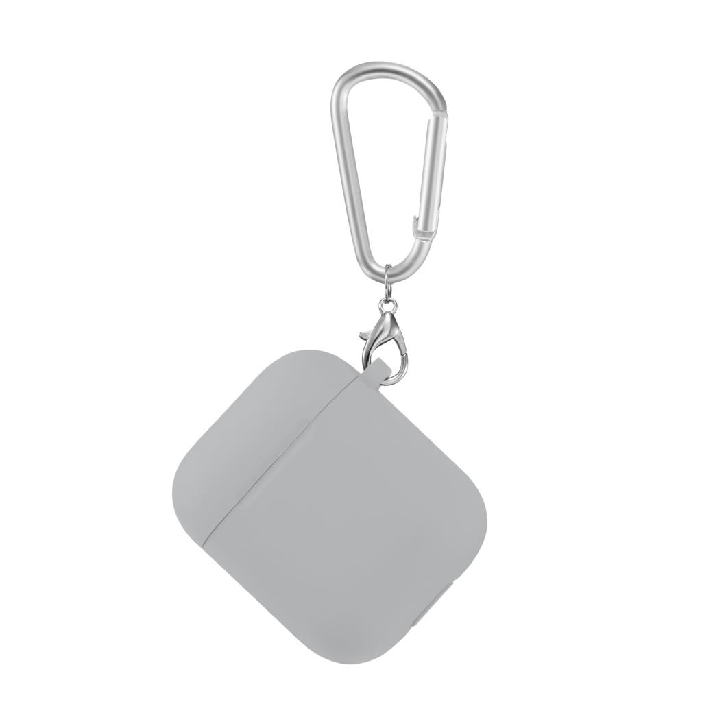 Беспроводной чехол для Bluetooth-наушников Силиконовый защитный чехол Для Apple Air Pods 2 1 Мягкий чехол Аксессуары для наушников С брелком