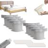 8/4 Stück Hochleistungs-Bettlaken-Eckspanner-Clips Hochwertige Materialien Langlebig und Zuverlässig Bettlaken-Halter für Schoner