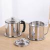 Горшок с масляным фильтром из нержавеющей стали, сито для сала, бак-контейнер, кувшин большой емкости, банка для хранения, кухонные инструменты, горшок с масляным фильтром