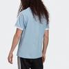Adidas Originals Clover Striped 3-Stripes Casual Crew Neck Tee V3 Men Tops Light-Blue H37759