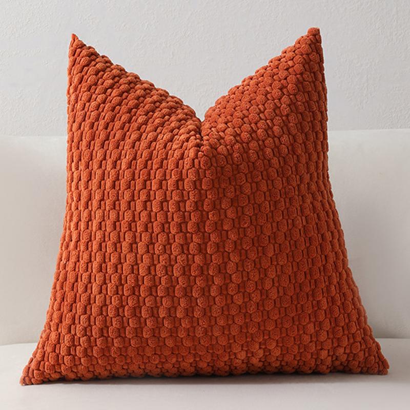 Soft Corduroy Throw Pillow Covers Solid Striped Cushion Cases For Home Sofa Living Room Bed Decoration