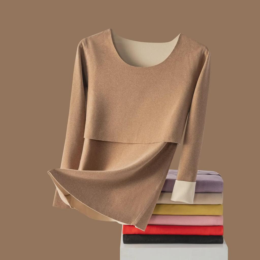 Термобелье для беременных и кормящих мам: Одежда из бархата больших размеров для послеродового периода и кормления на осень/зиму