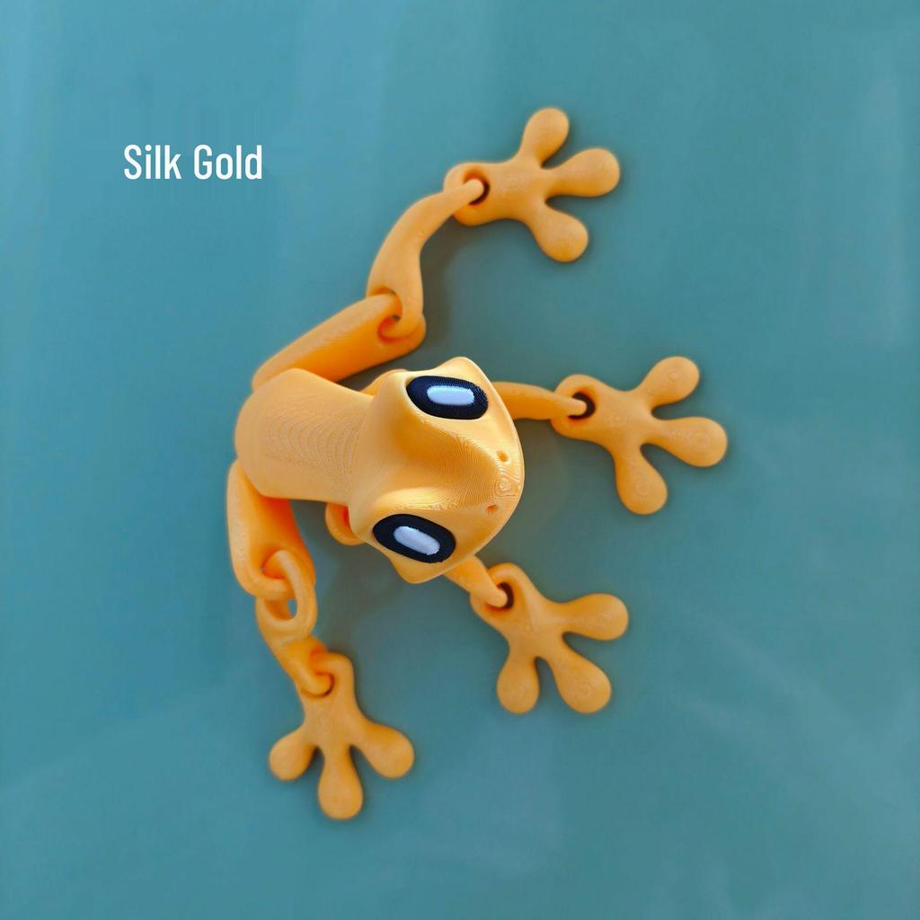 3D Магнитная лягушка, подвижная фигурка - Оригинальное украшение для рабочего стола и холодильника, игрушка