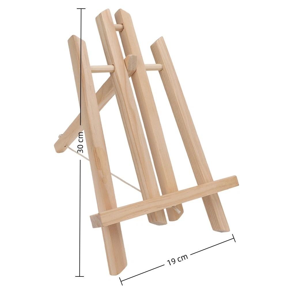 30cm Wood Desk Easel Small Easel Solid Bearing Capacity Painting Stand Sign Display