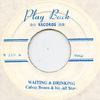 7-дюймовая пластинка CALVIN BONES & HIS ALL STARS / JEWE - Waiting & Drinking / 3 X 7 = 21 Play Back 1952 Ямайский блюз