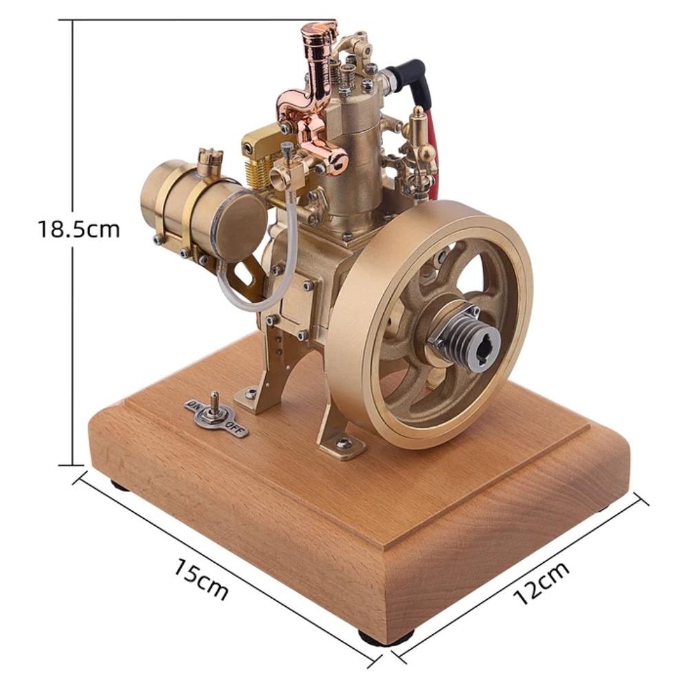 Internal Combustion Engine Model Startable Water Cooled Vertical Single Cylinder Four Stroke Overhead Valve Engine Model