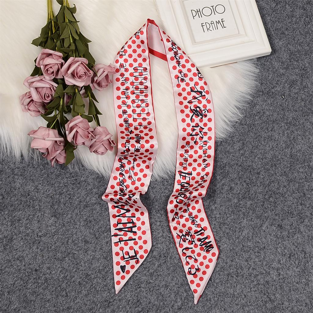 Fashion Print Hair Bands Long Hair Ribbon For Women Girls Bows Ponytail Holder Scarf Sweet Hair Accessories