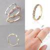 Twist Ring Shape Hand Jewelry Decorative Ornaments Gift Fashion Elegant Simple