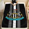 1Pc Newcastle United Print Flannel Blanket High Quality Warm Comfortable Cover for All Seasons Perfect for Gifts Home Decor
