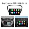 Android 13 Car Radio Wireless Carplay For Peugeot 607 2004 -2010 5G Stereo Multimedia GPS Navigation Head Unit Screen