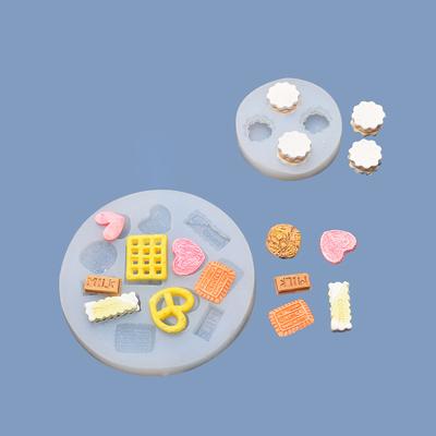 Новая мини-форма для вафельного печенья, силиконовая форма для мусса, помадки, инструмента для выпечки, гипсового клея, смолы, глины, DIY-формы для украшения
