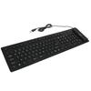 Silent USB Wired Keyboard Waterproof Foldable Keyboard Portable Silicone Keyboard  Office Travel