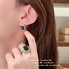 Серьги, Глянцевые Ледяные Цветы Метеоритные Камни, Банкетные Высококачественные Хрустальные Цветы Бабочки Капли Воды Циркониевые Серьги, Комбинация
