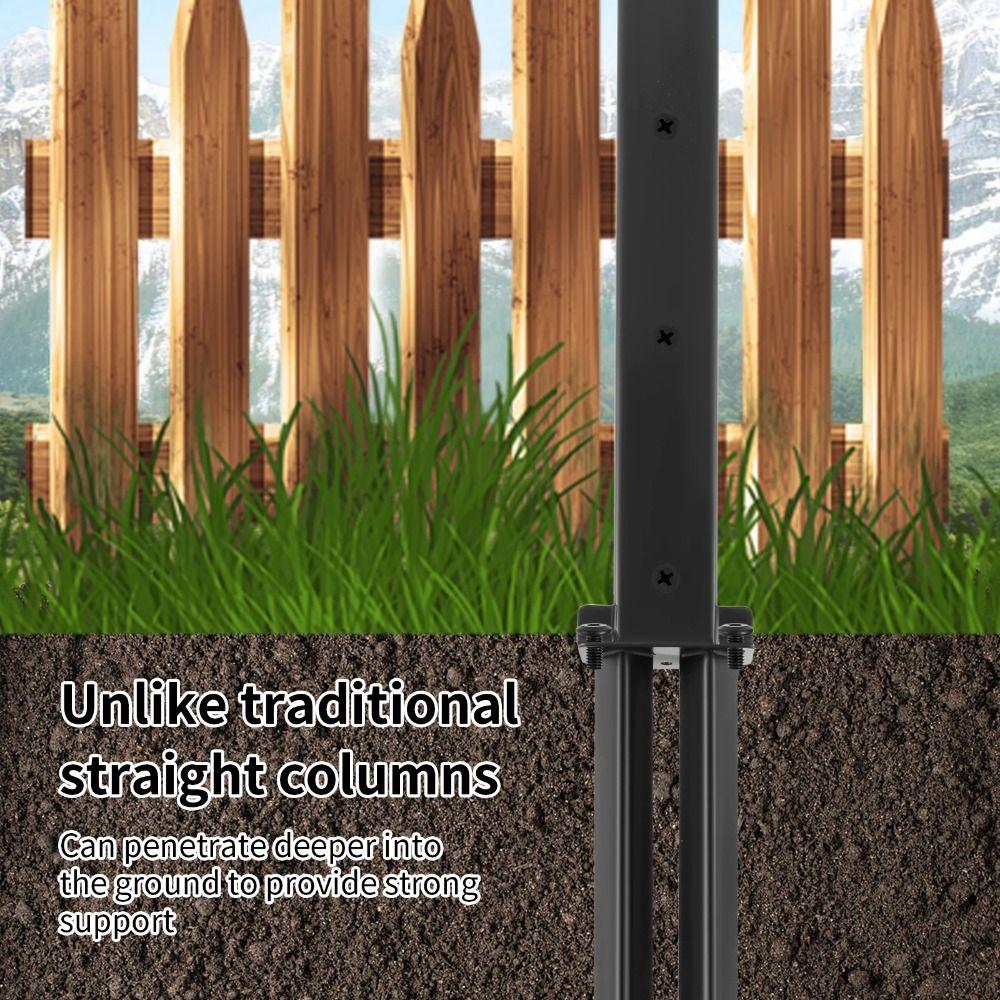 Sturdy Fence Post Spikes Support Stable Fence Post Repair Stakes Home
