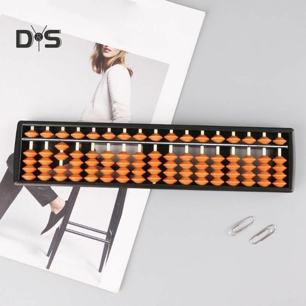 Играйте с вами 17 цифр Abacus Soroban Beads Column Традиционное детское школьное обучение математике