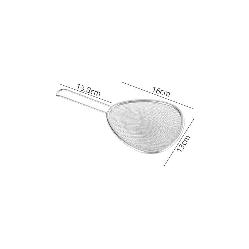 Stainless Steel Mesh Strainer Fine Mesh Durable Handle For Home Kitchen Noodle Frying Draining