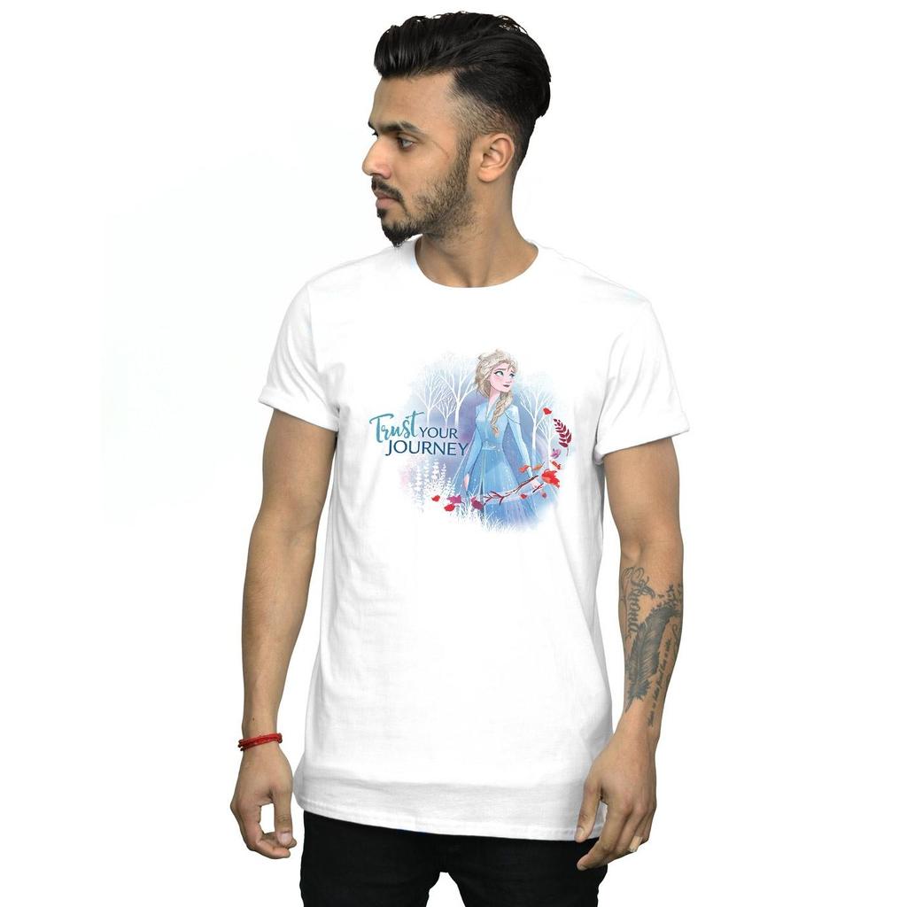 Disney Mens Frozen 2 Trust Your Journey T-Shirt