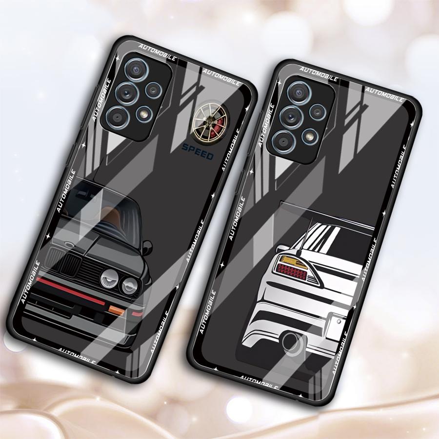Крутой чехол SportS Cars для Samsung Galaxy A36 A71 A51 A52 A15 A50 A14 A30 A12 A10 A73 A34 A13 A20 A56 A35 A25 A16 A02 A21 A06