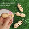 Anti-stress Anti-stress Fidget Toy Gifts Peanut Pendant New Peanut Key Chain