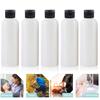 5Pcs Travel Lotion Dispenser Leak-proof Portable Lotion Container Refillable Plastic Empty Bottle for Cosmetic Lotion Essential Oil Facial Toner