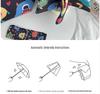 Cute Cartoon Kids' Auto Umbrella: Sun & Rain Protection with UV Shield